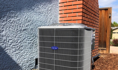 HVAC – AC System installation/replacement,Condenser unit – “Carrier” COMFORT 24AAA5 3TON-Installation in San Jose, California