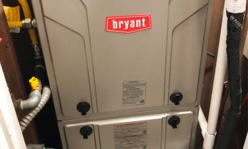 HVAC – System installation with Bryant 915SB48080E17 furnace in San Jose, California.