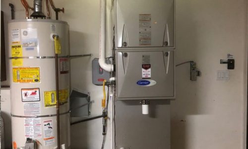 HVAC installation with Bryant furnace in San Jose, California