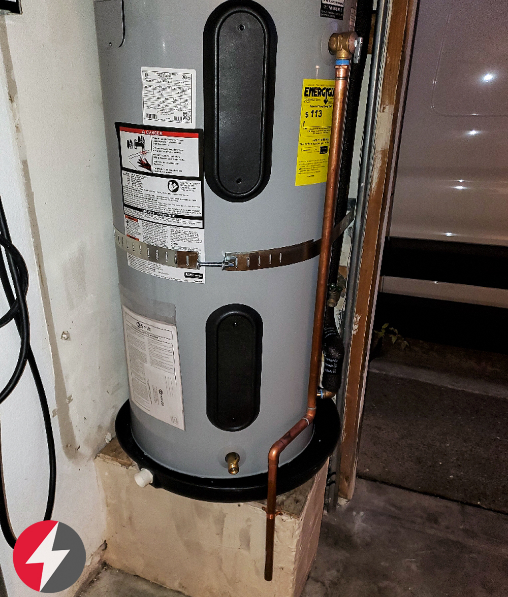 New Heat Pump Water Heater Installation