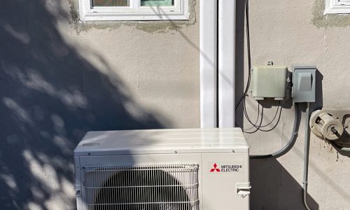 Mitsubishi HVAC system installation in Sunnyvale, California