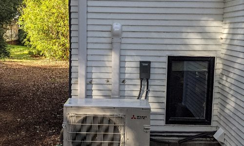 Installation of Mitsubishi HVAC System in Saratoga, California