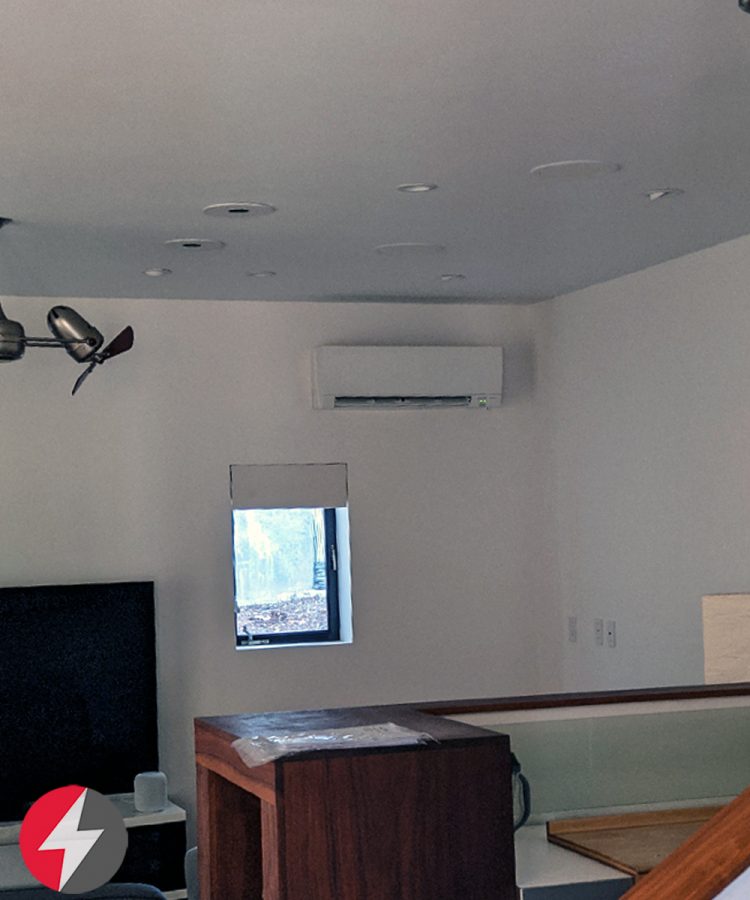 Installation of Mitsubishi HVAC System in Saratoga, California