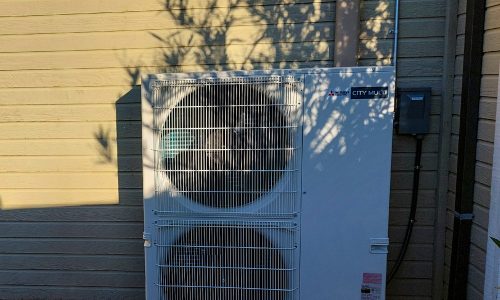 Mitsubishi PUMY-P Series System Installation in Fremont, California