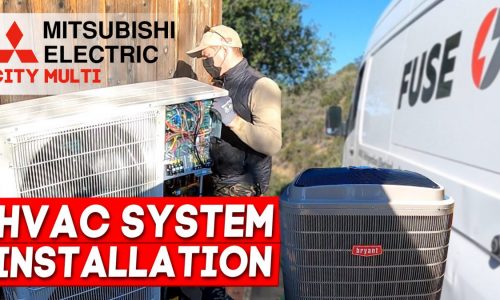 Video: Mitsubishi Heat Pump Install. You Can Get a Heat Pump Rebate for It