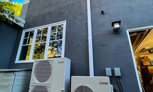 Heat Pump Mitsubishi Install in Menlo Park, California