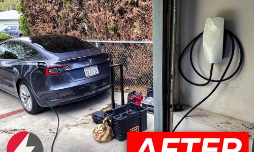 Tesla Charger Install in Menlo Park, California