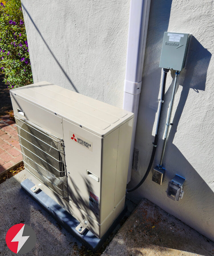 Mitsubishi Ductless Install in Santa Clara, California