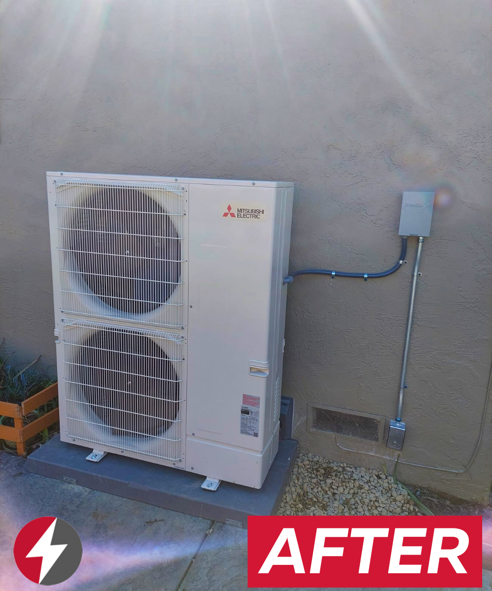 Mitsubishi Electric Heat Pump Installation in San Jose