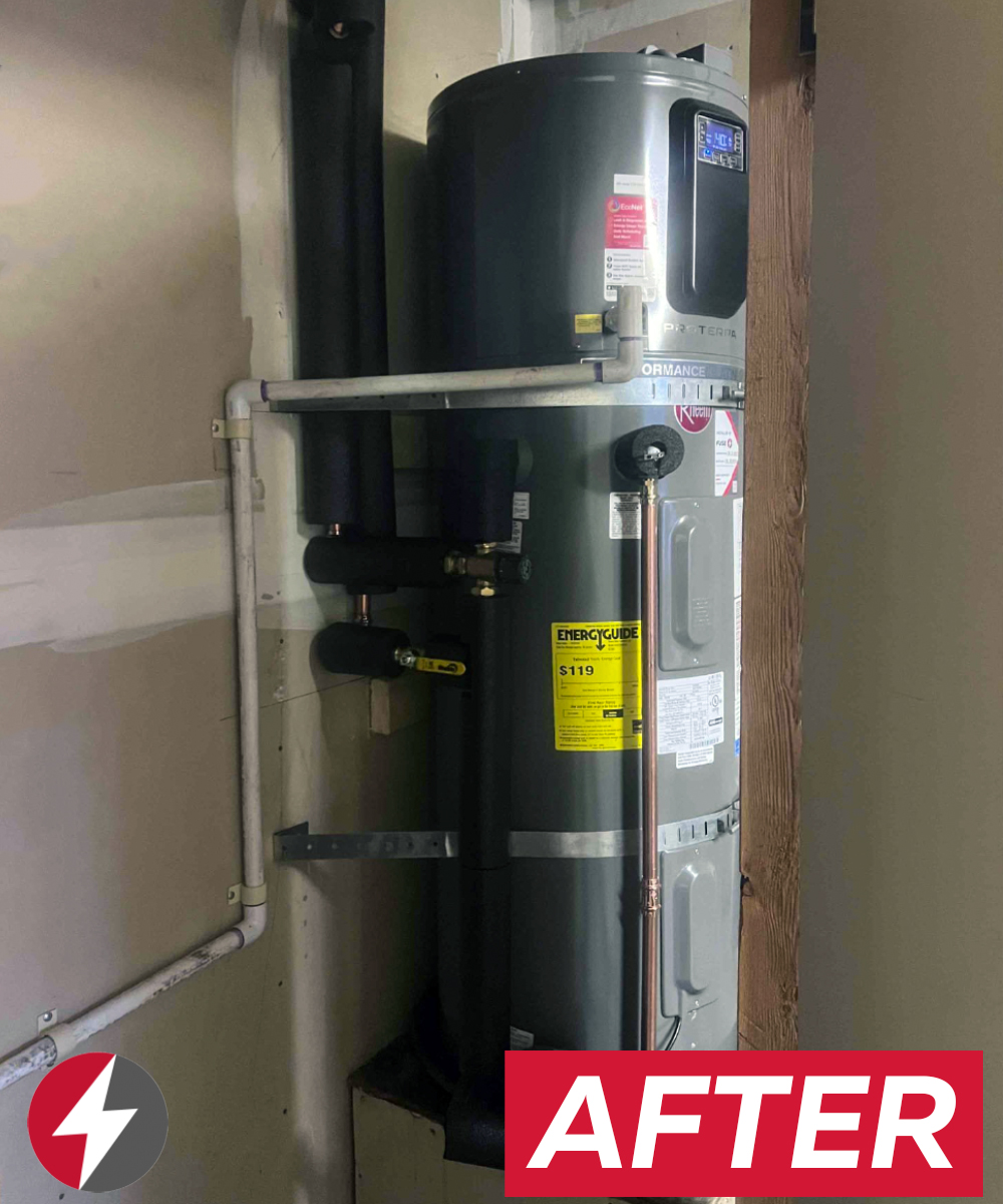 Hybrid Water Heater Installation