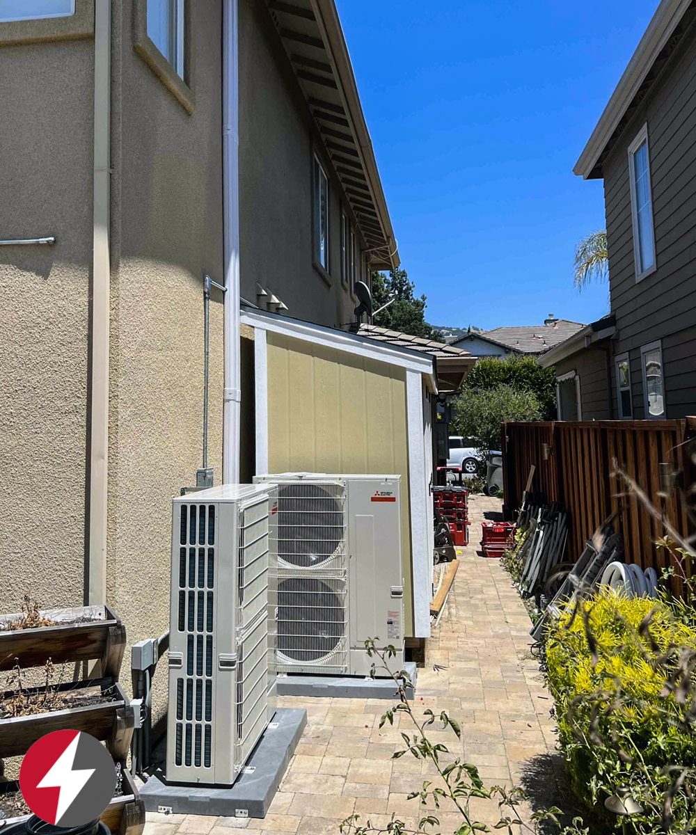 Mitsubishi Multi-Position Heat Pump Installation