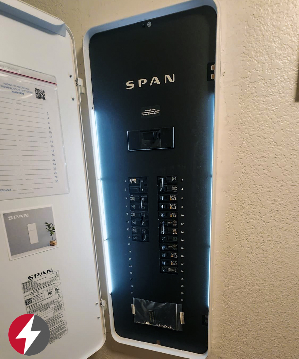 SPAN Smart Panel Installation in Sunnyvale, California