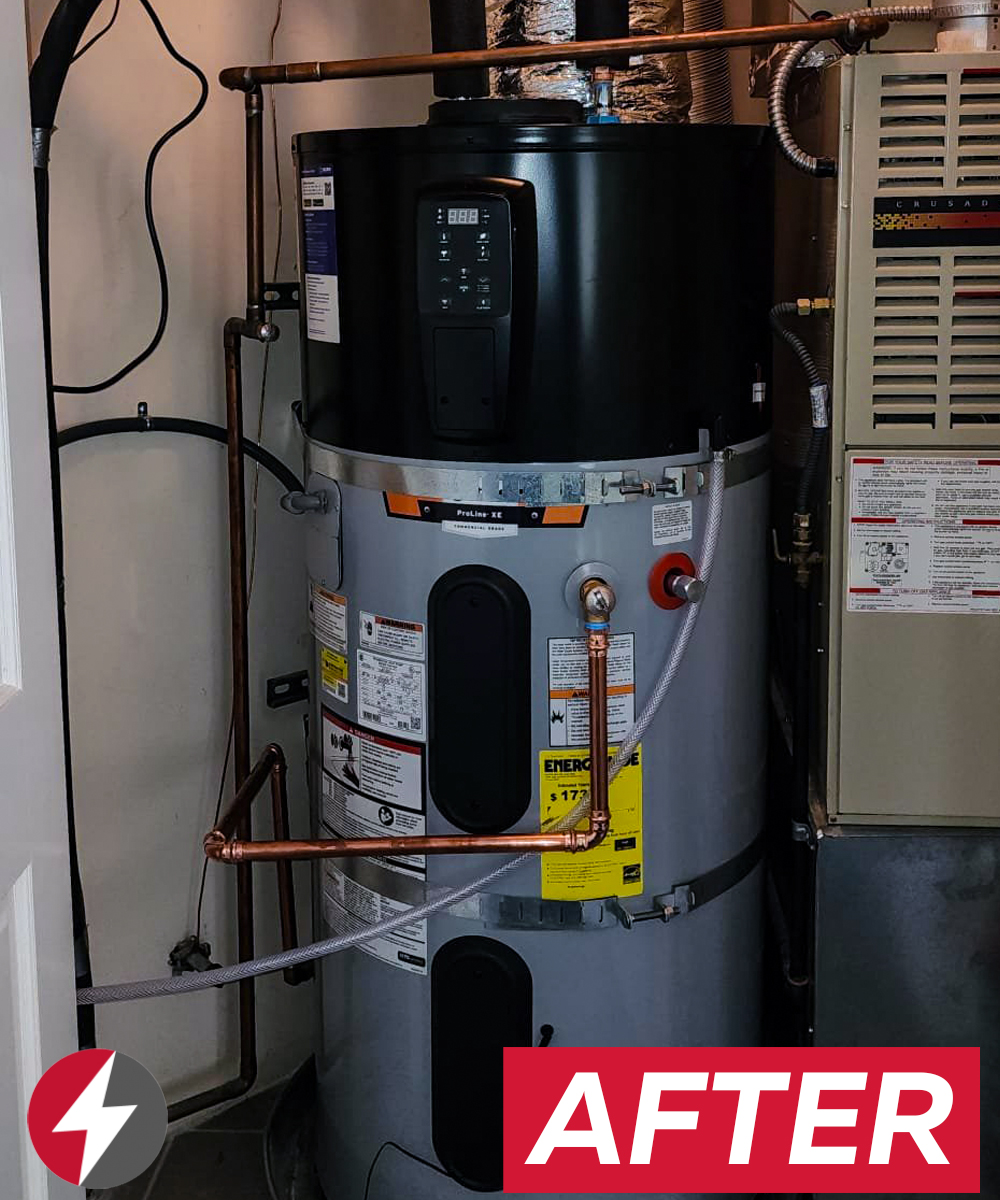 State Premier Heat Pump Water Heater Installation