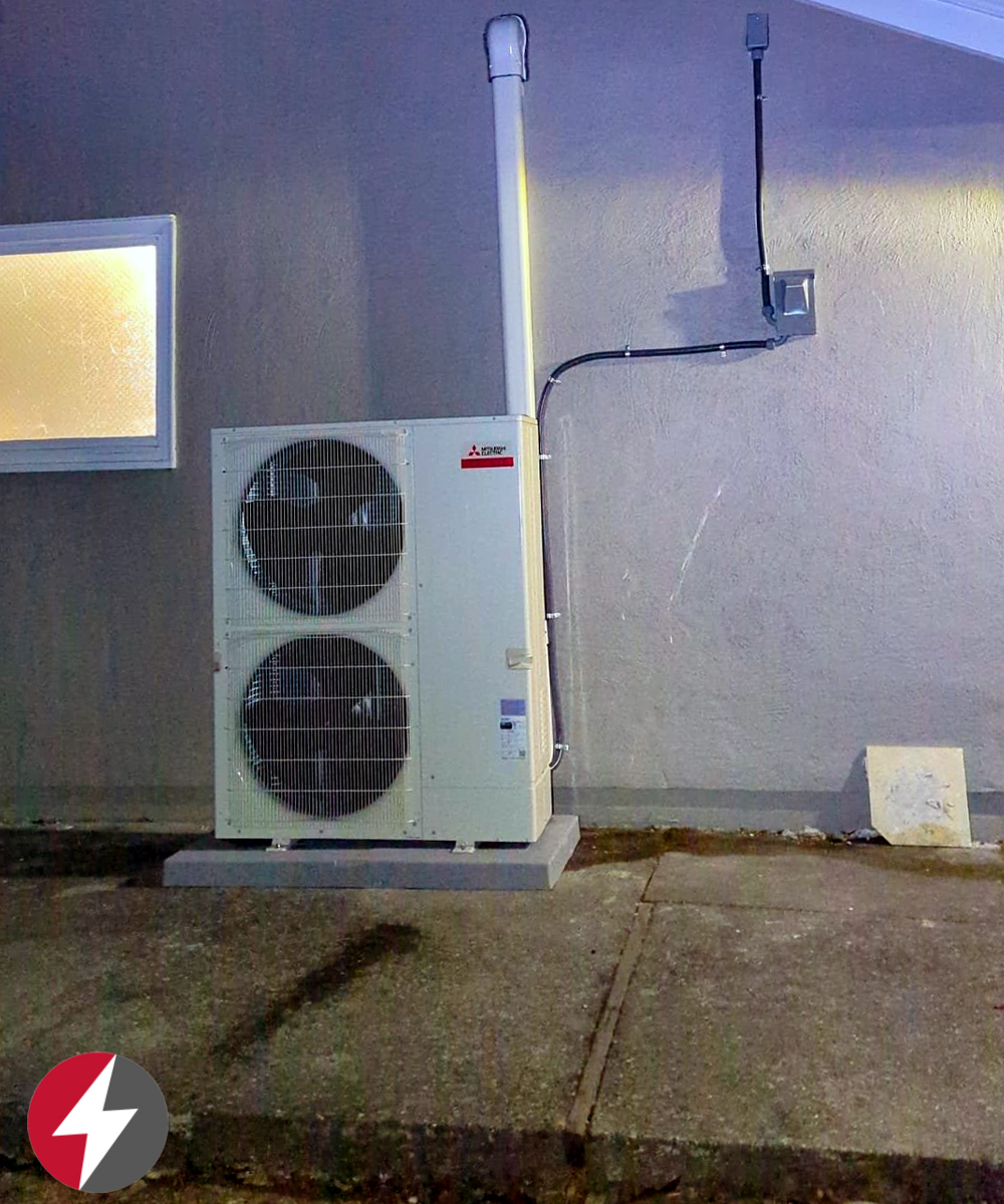 Mitsubishi Heat Pump HVAC System Installation