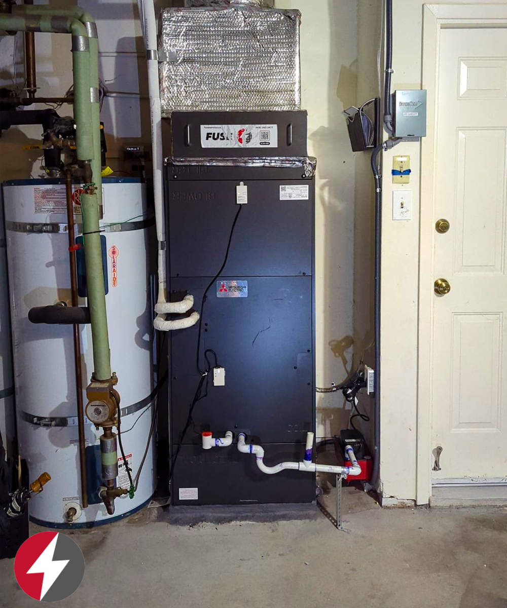 Mitsubishi Heat Pump HVAC System Installation