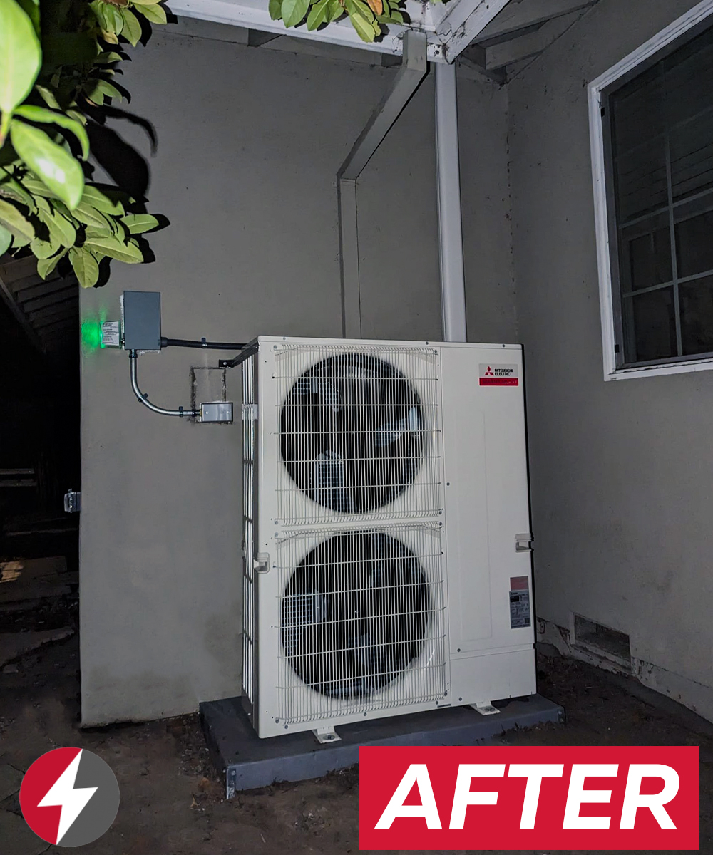 Mitsubishi MXZ Heat Pump Installation