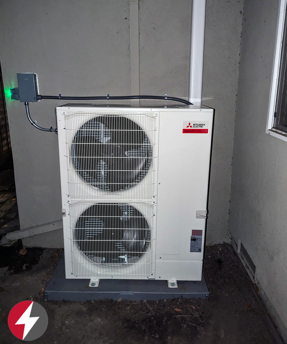 Mitsubishi MXZ Heat Pump Installation