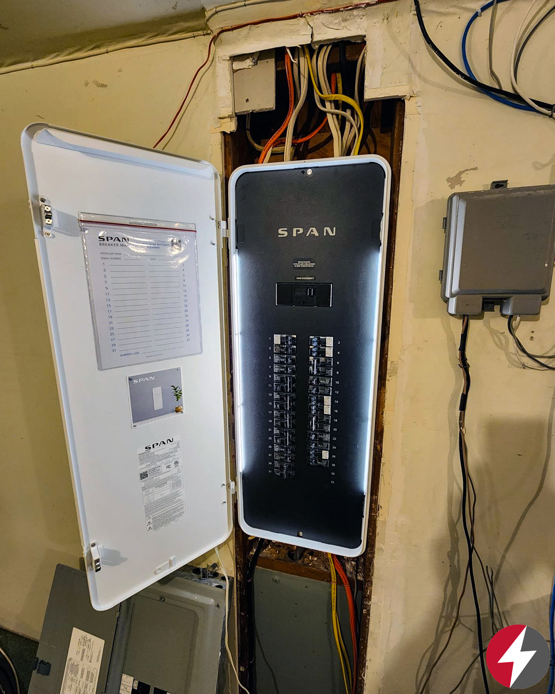 SPAN Electrical Smart Panel Install in Saratoga, California