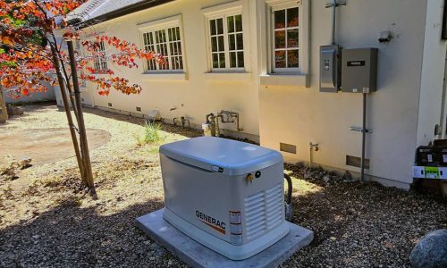 Power Generator Installation in Atherton, California