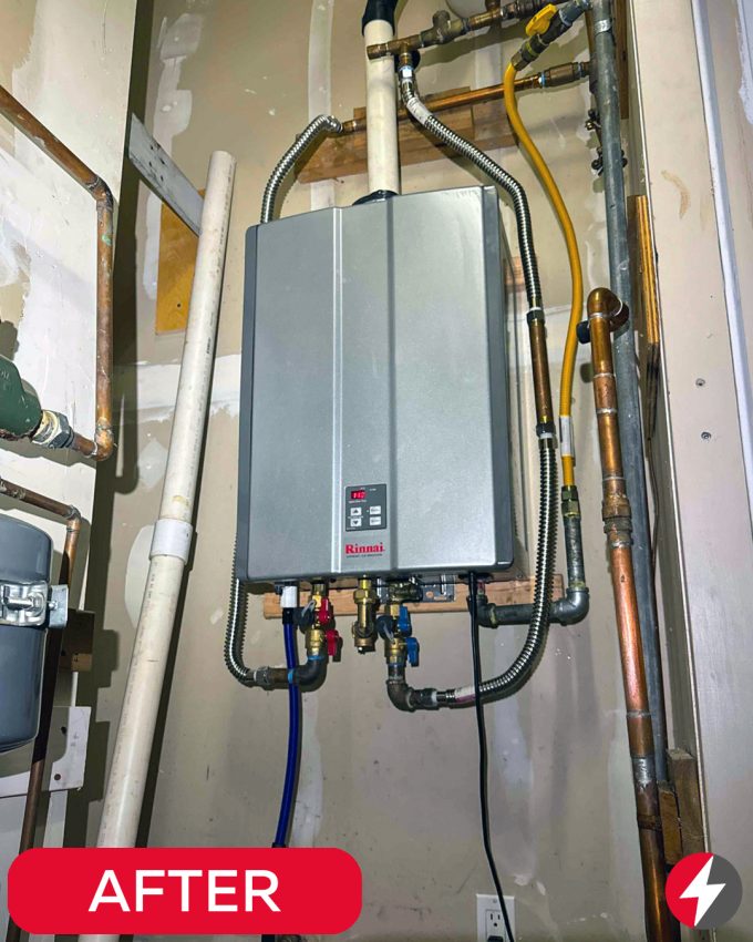 Tankless Water Boiler Installation