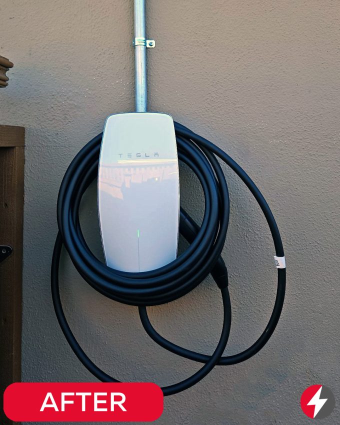 residential EV charger installation