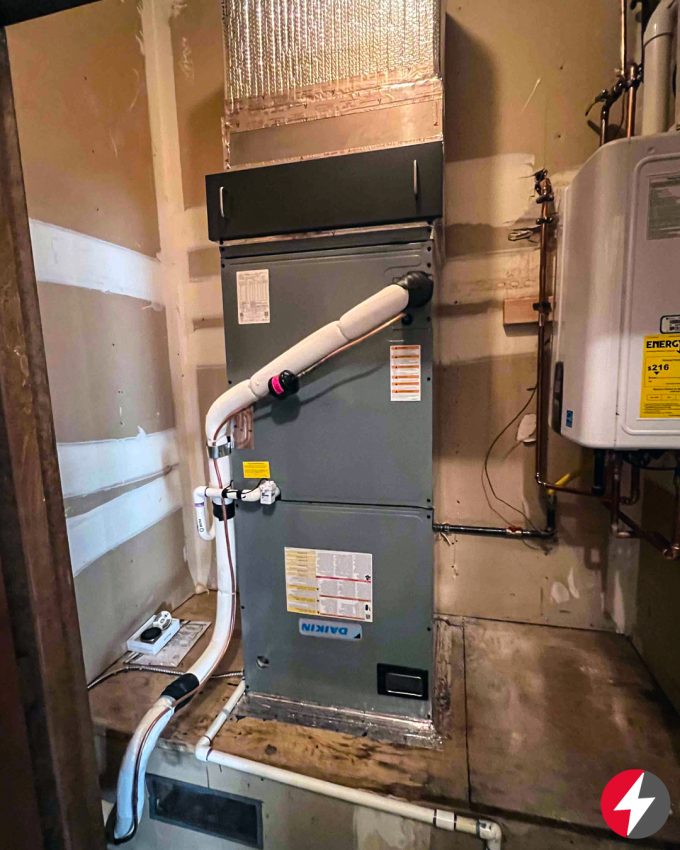 heat pump system setup