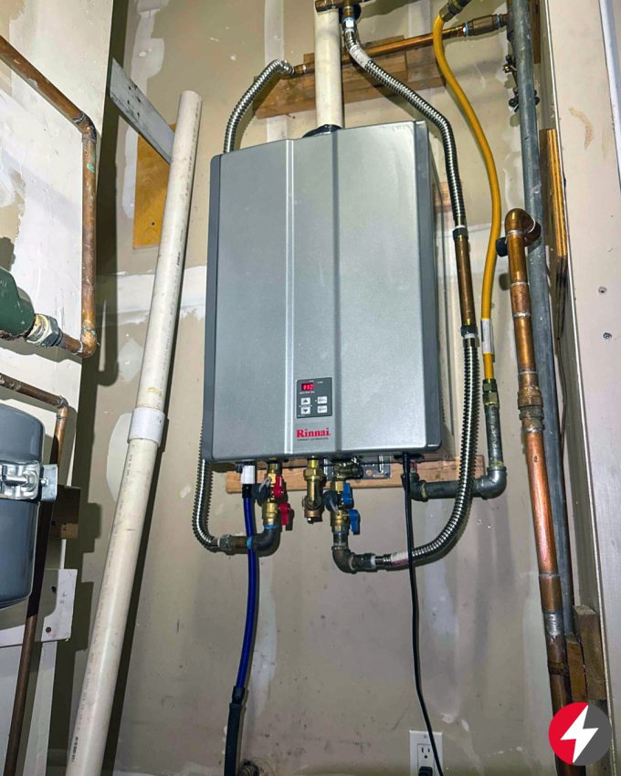 Tankless Water Boiler Installation