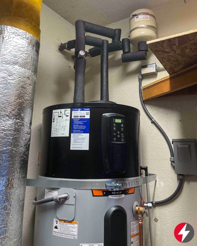 High-Efficiency Water Heater Installation