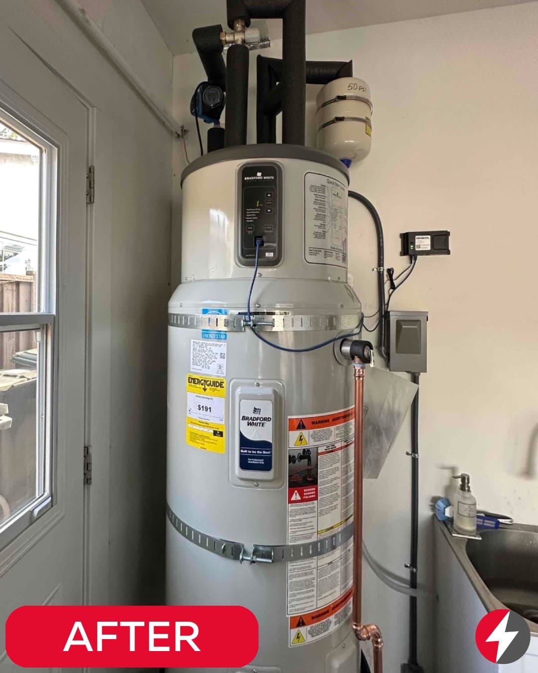 Bradford White Water Heater Installation in Sunnyvale, CA