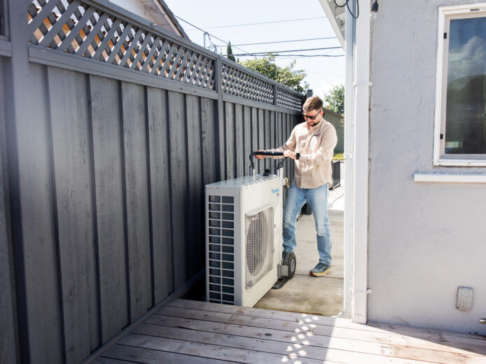 Heat pump installation in Santa Clara
