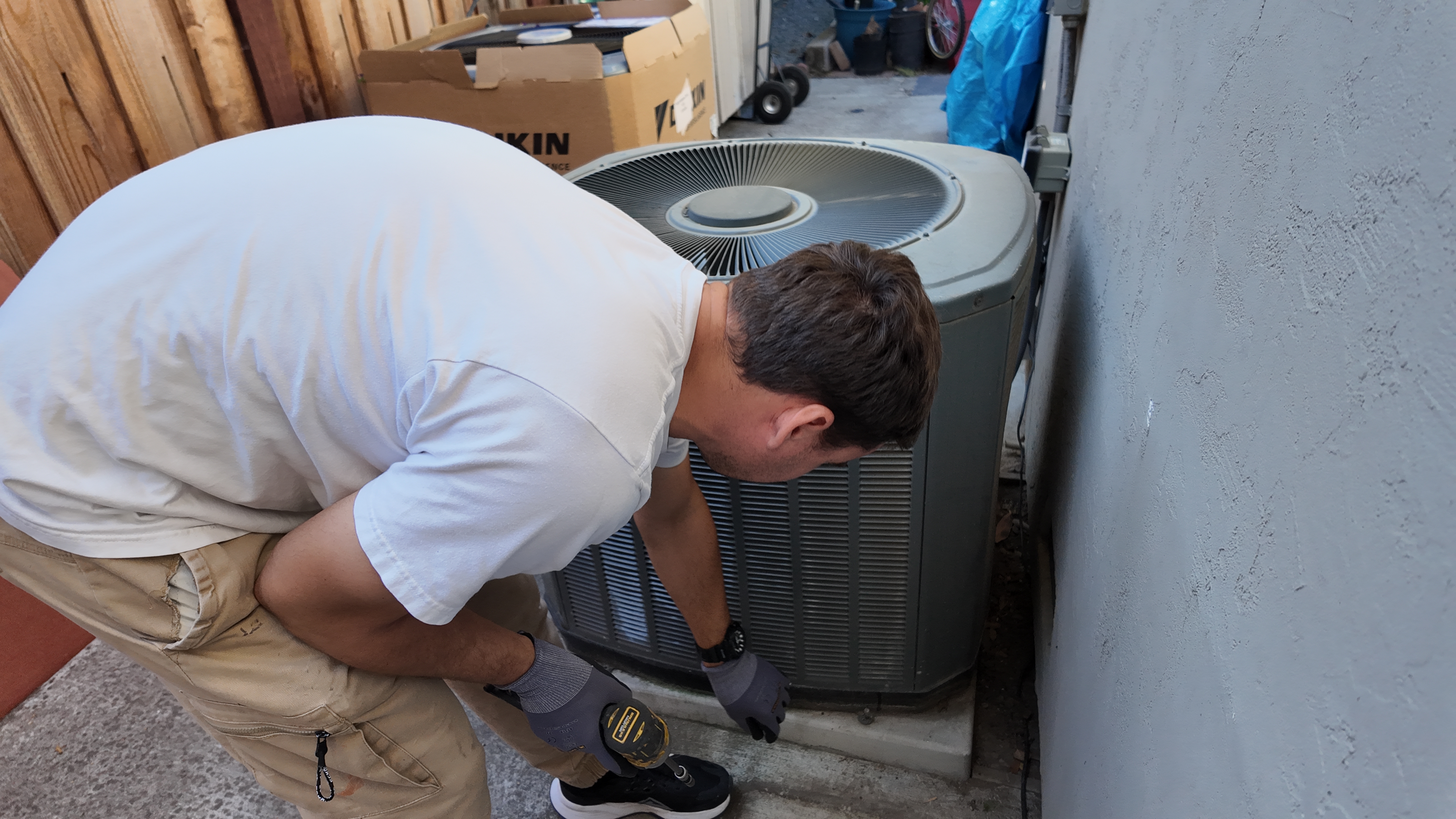 Heat pump replacement in Fremont