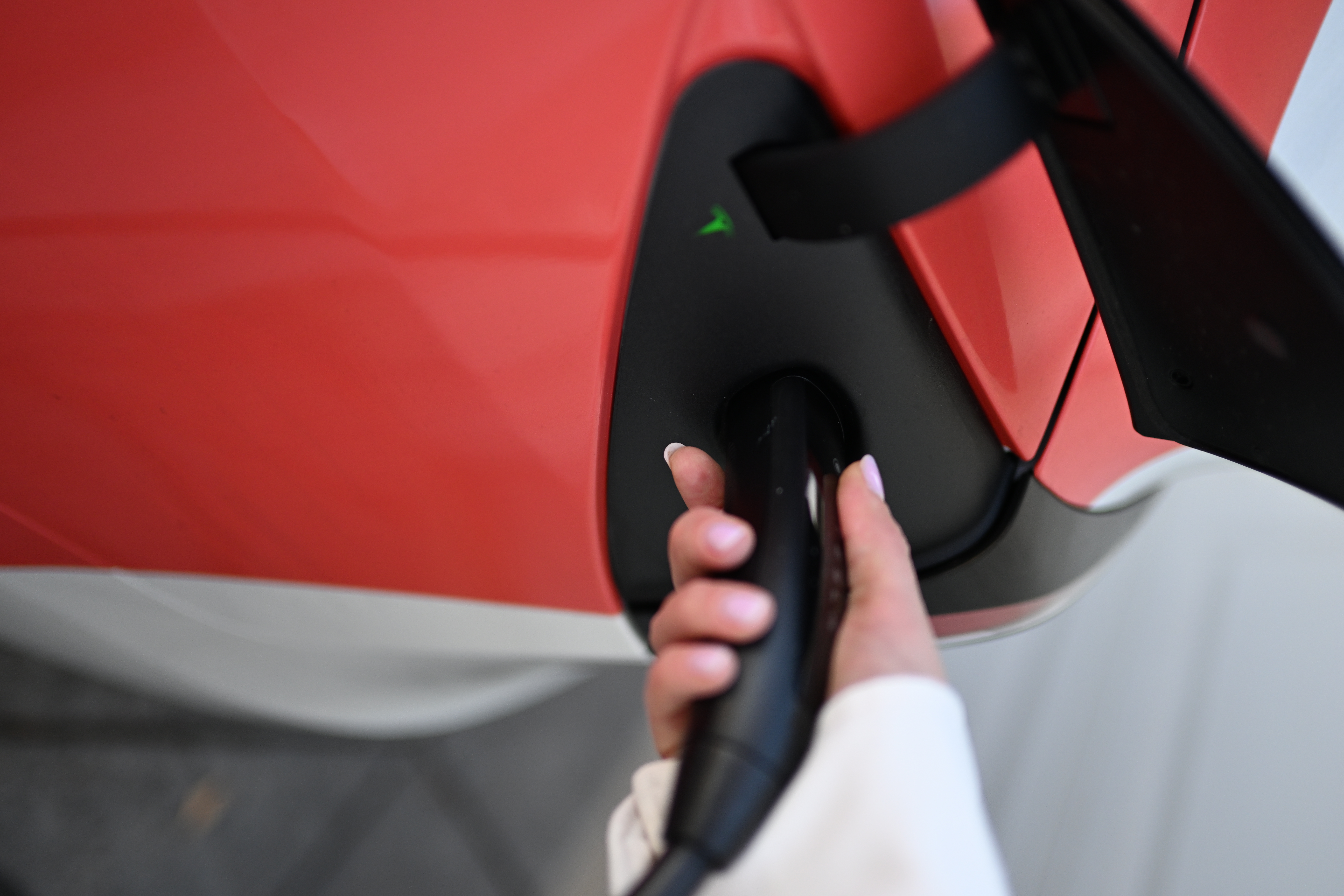 Electric car charger installation