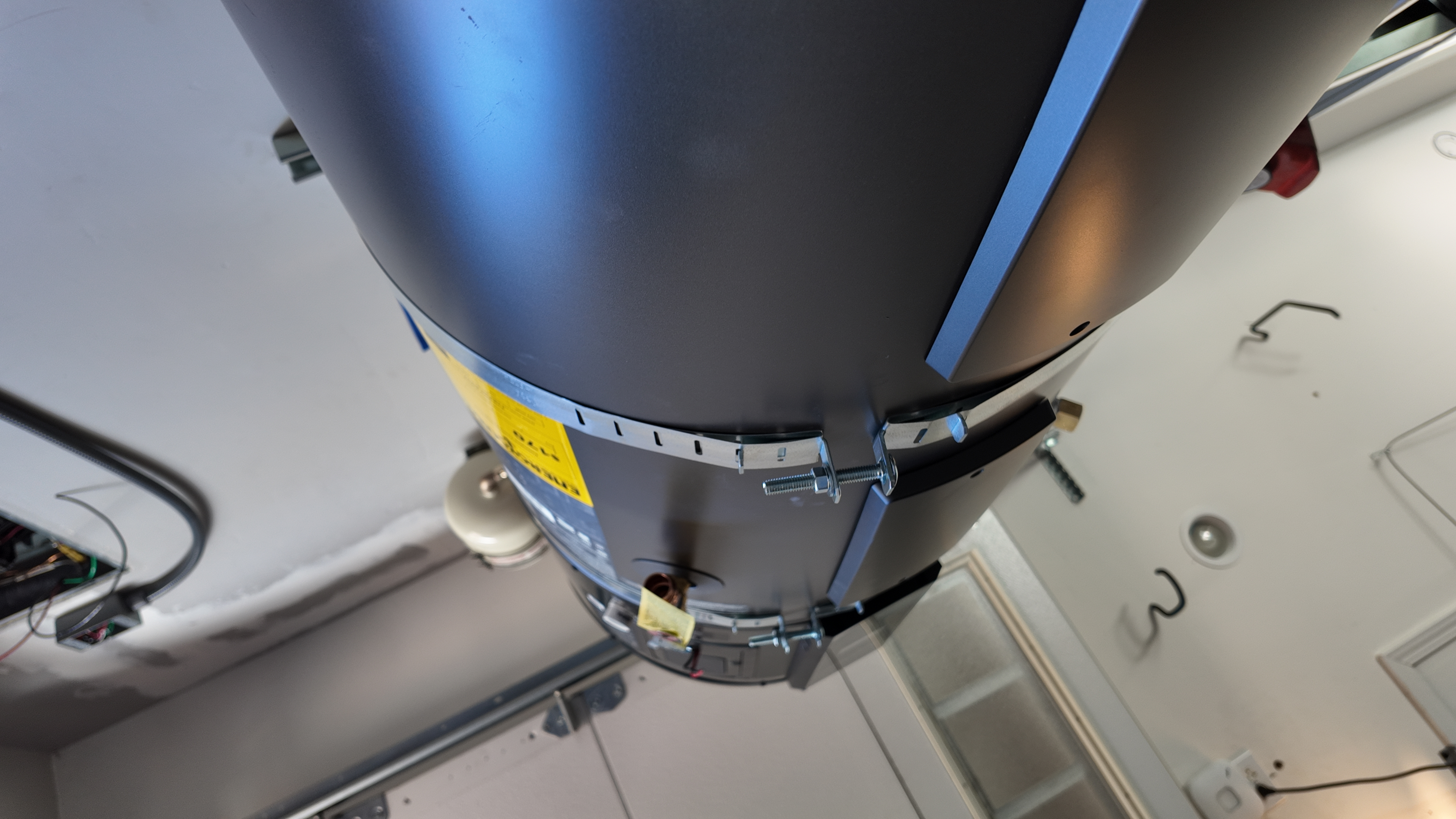 Hot water heater installation