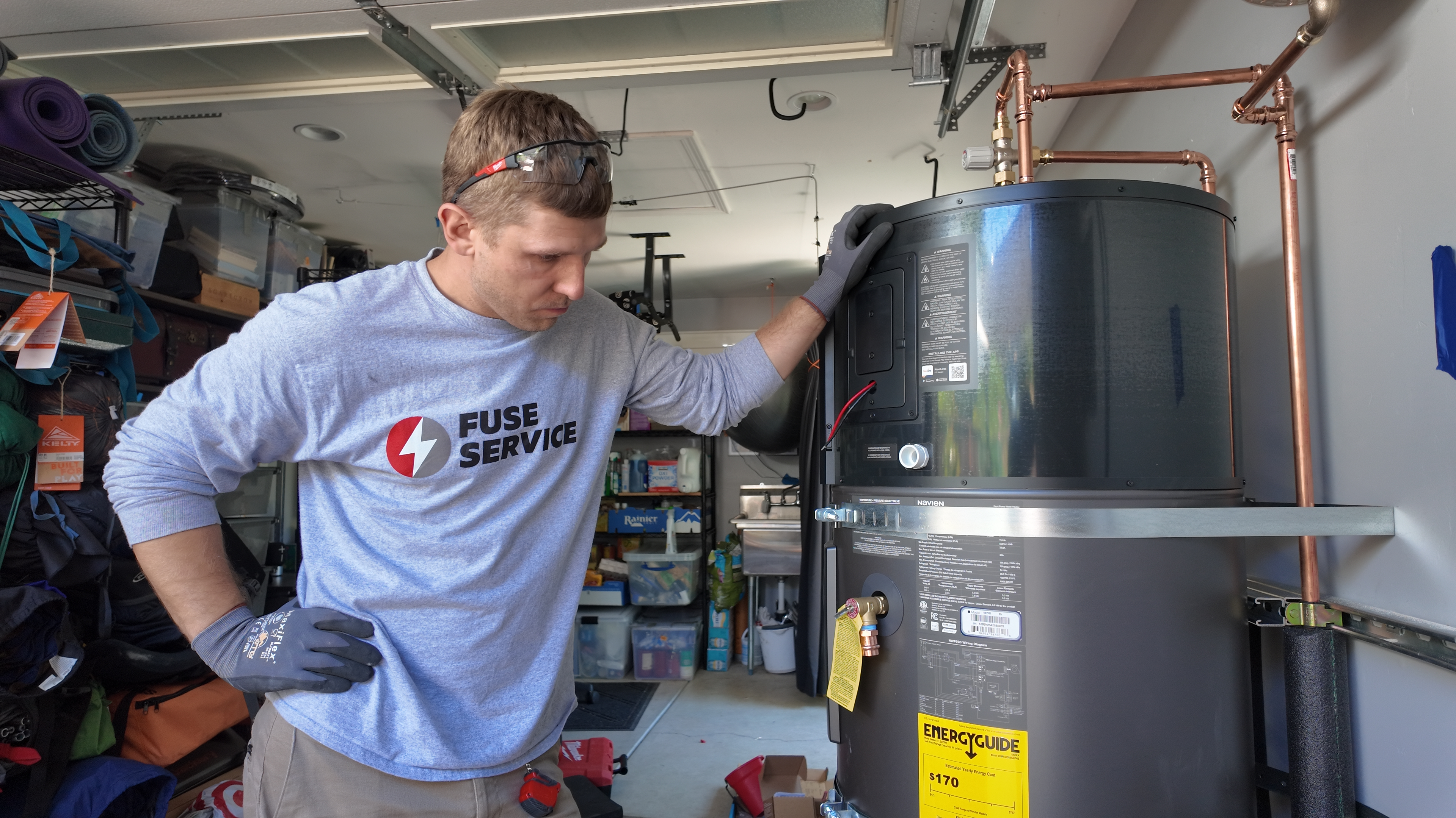 Lukewarm water from water heater