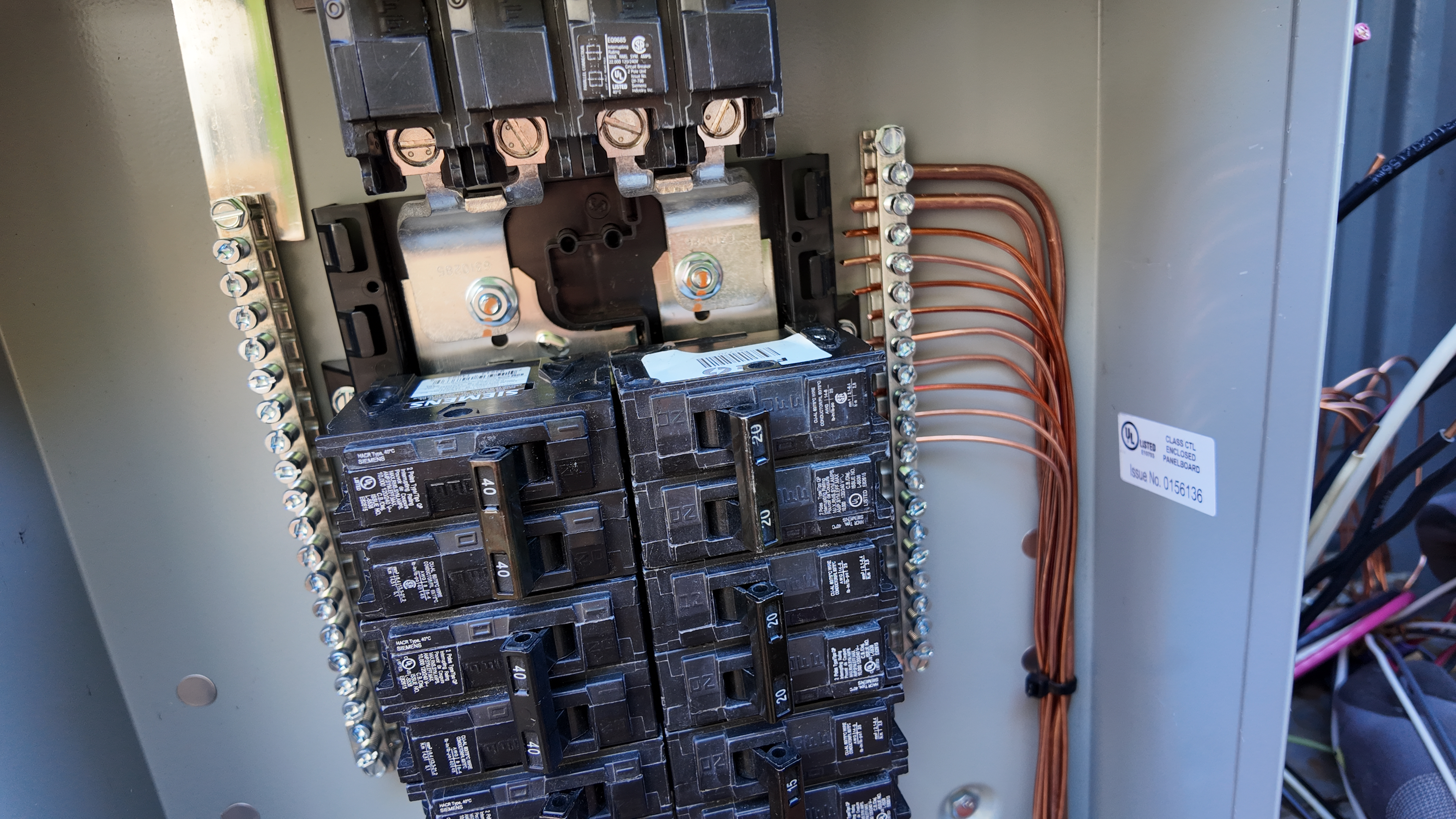 Electrical panel labeling standard