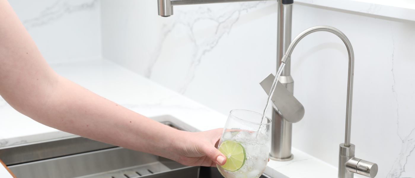 Whole house water filter installation