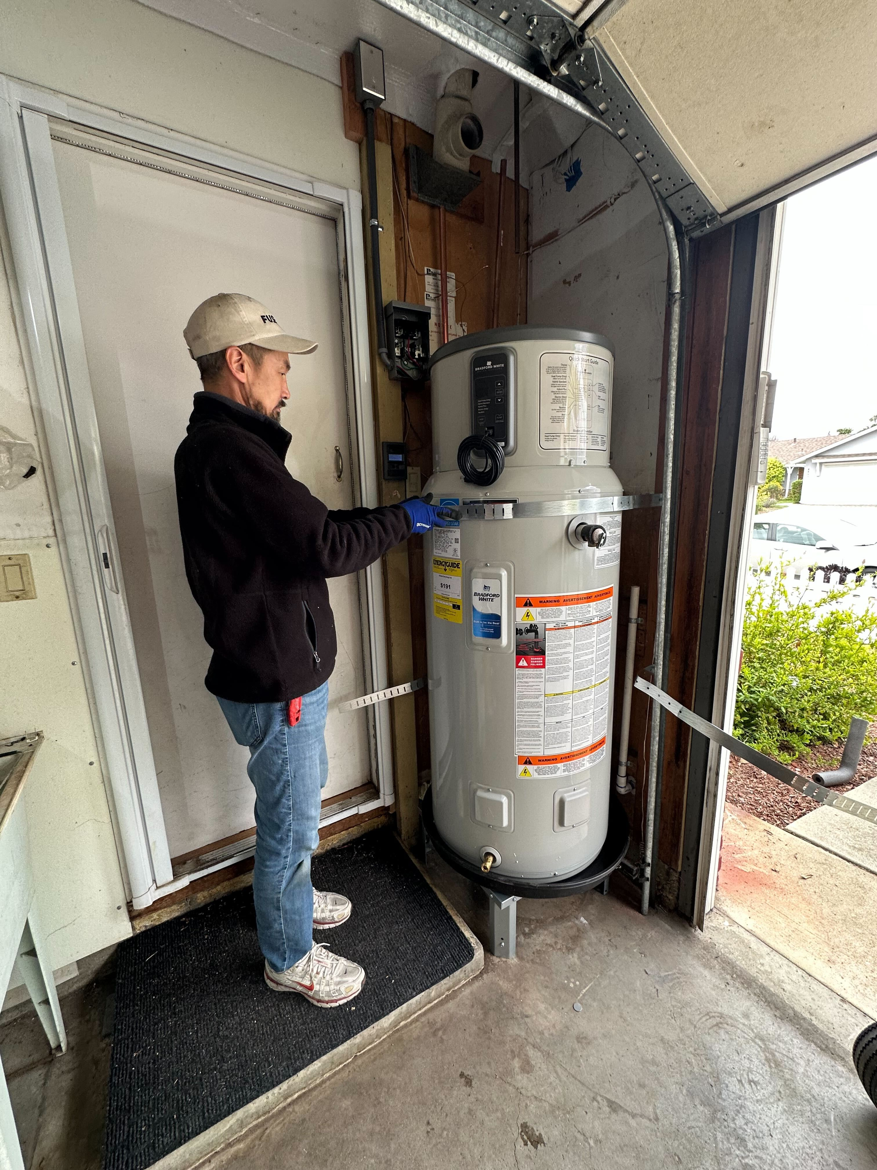 Water heater installation in Fremont, CA