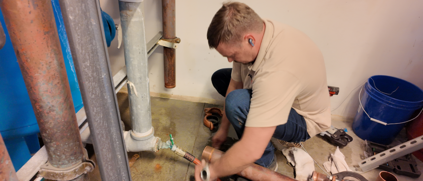 Hair clog in shower drain