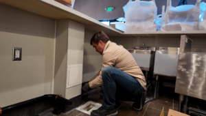 Low water pressure in kitchen sink
