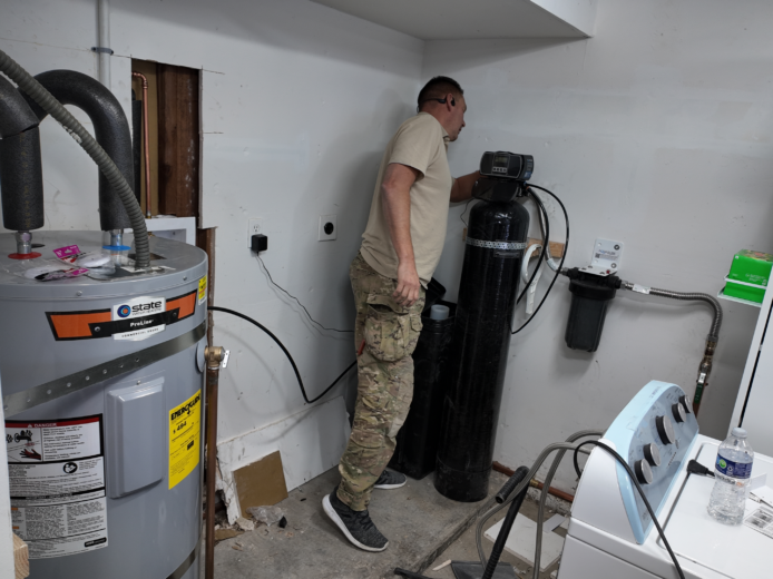 Water heater installation in Palo Alto