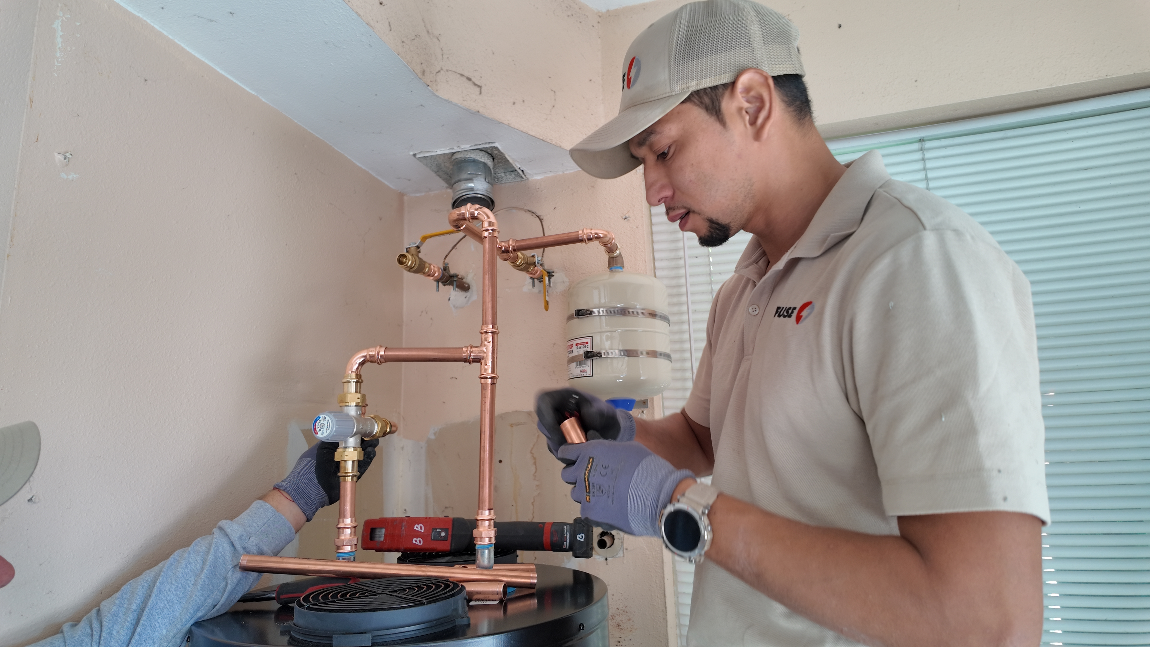 Repipe a house