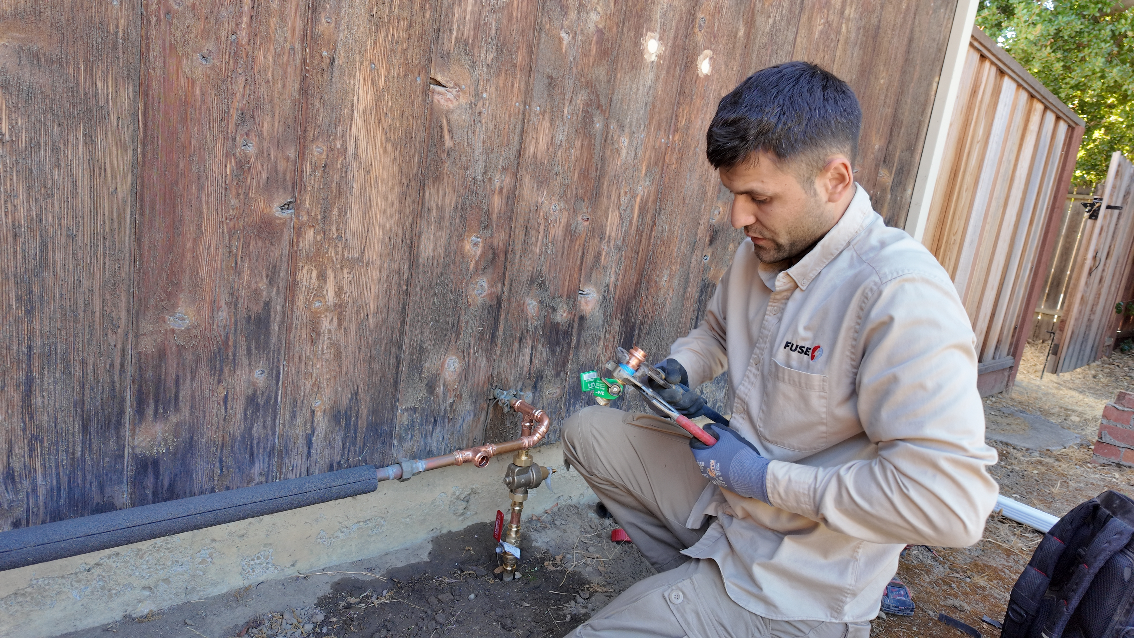 Old galvanized pipe removed during a home repipe 