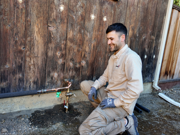 Water line repair in San Jose, CA