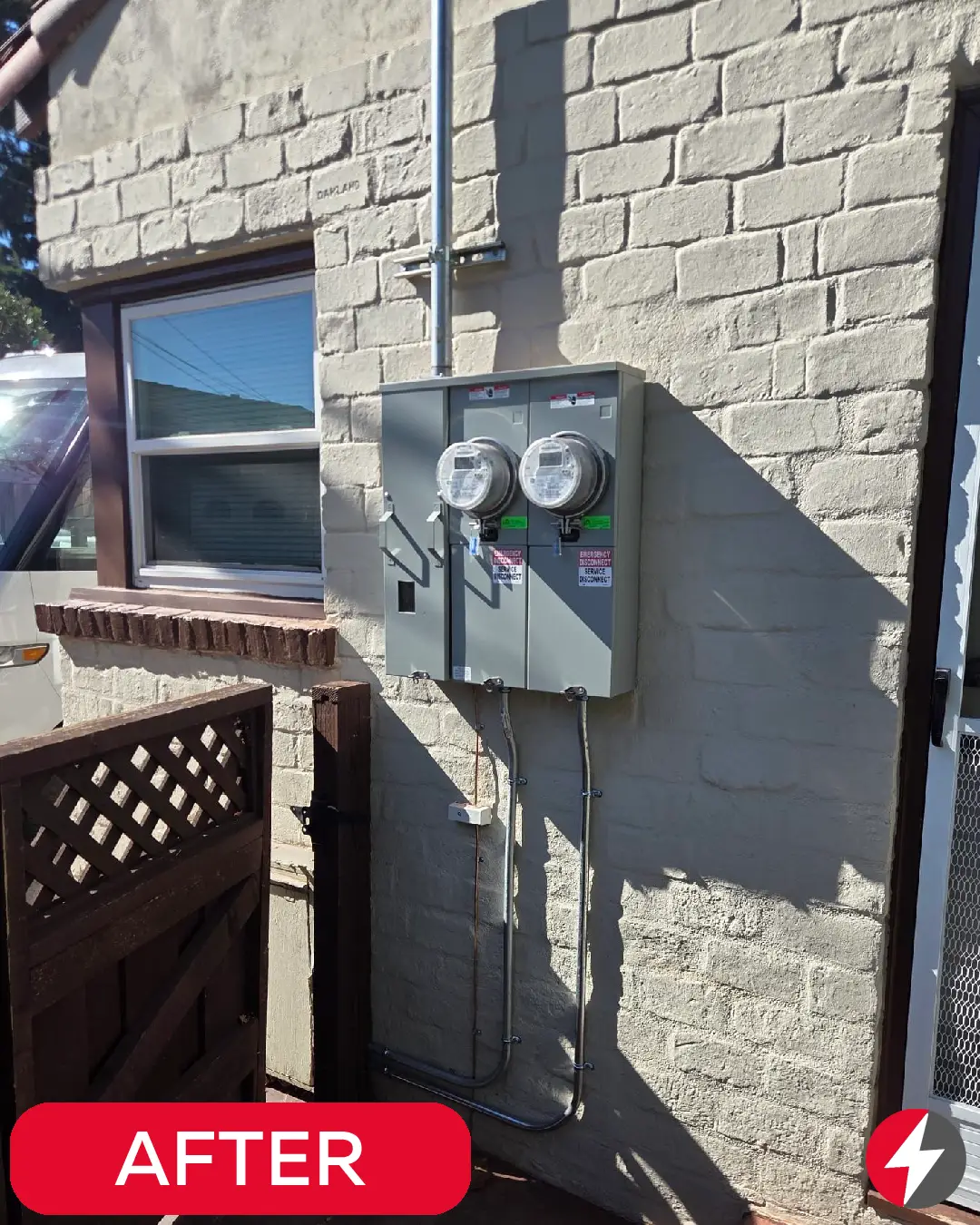 Result of electrical panel upgrade
