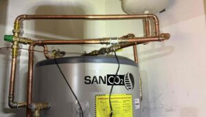 Water heater installation in Palo Alto